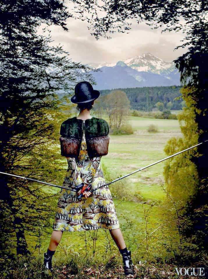 Merci Arja pour cette belle photo de Vogue .